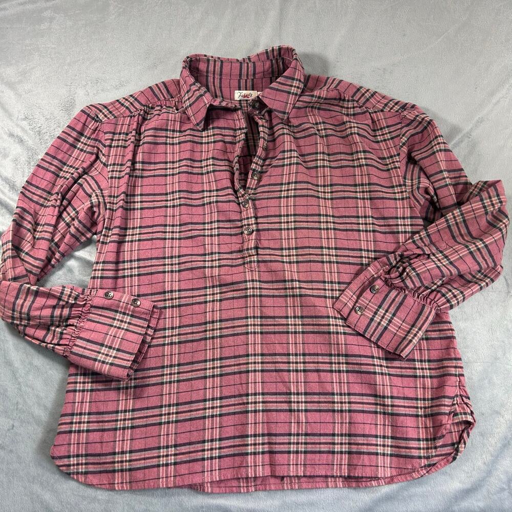 Faherty Olli Button Down Top  Mountain Plaid size XS